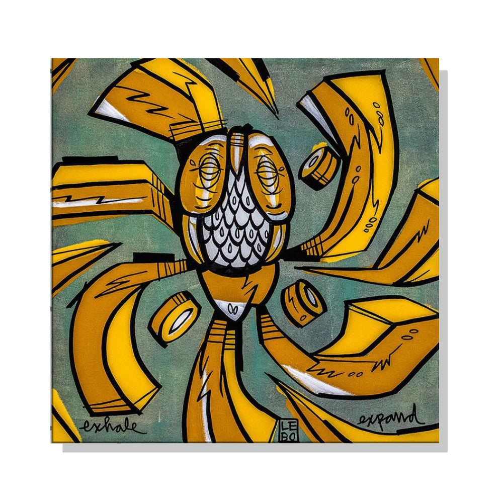 Exhale And Expand - Lebo Steel Mineral Print